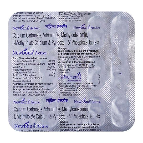 NEWBONA ACTIVE Tablet 15's