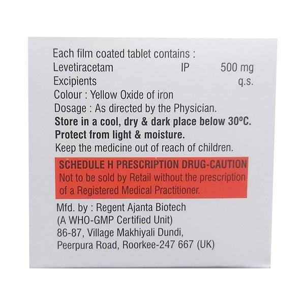 LEVITRY 500 Tablet 10's