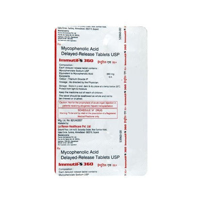 Immutil S 360mg Tablet 10'S