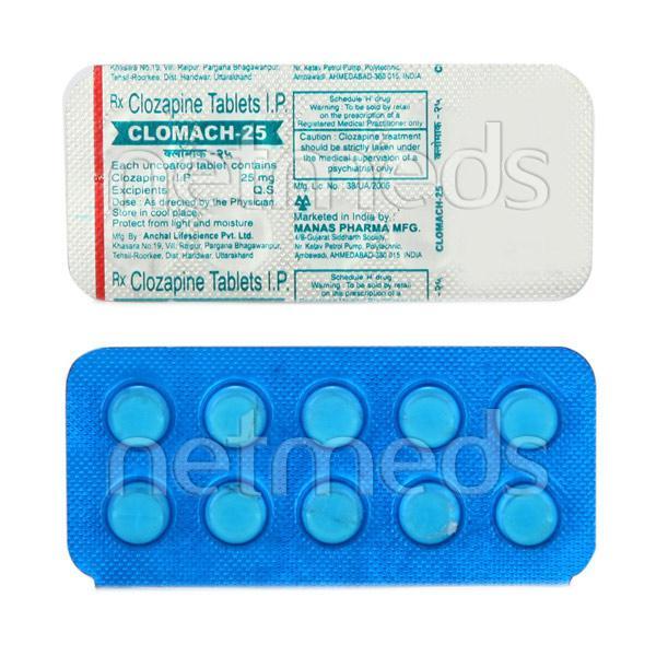 Clomach 25mg Tablet 10'S
