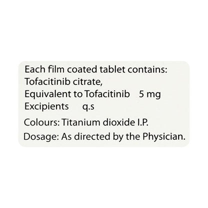 TOFAHENZ 5 Tablet 10's - Global Surgicals