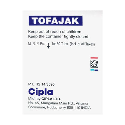 TOFAJAK 5mg Tablet 60's - Global Surgicals