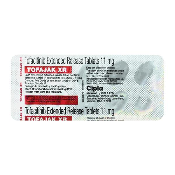 TOFAJAK XR 11mg Tablet 10's - Global Surgicals
