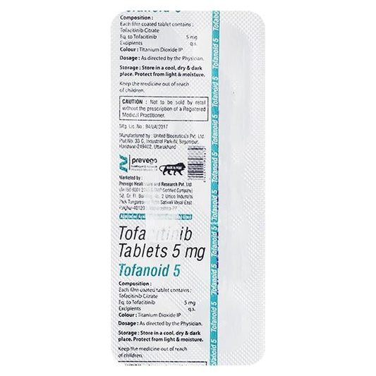 TOFANOID 5 Tablet 10's - Global Surgicals