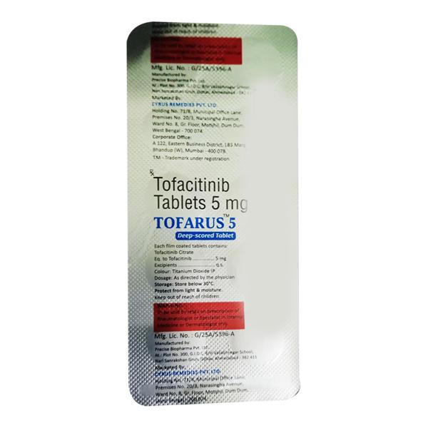 TOFARUS 5 Tablet 10's - Global Surgicals