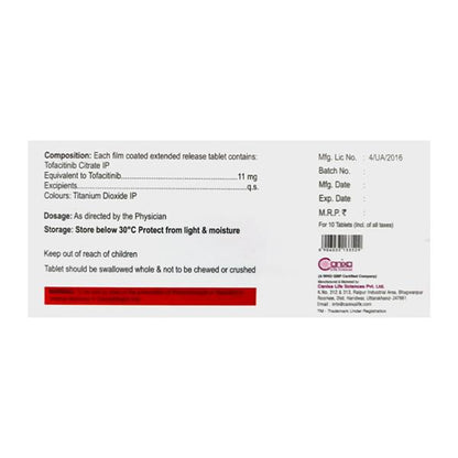 TOFASURE XR Tablet 10's - Global Surgicals