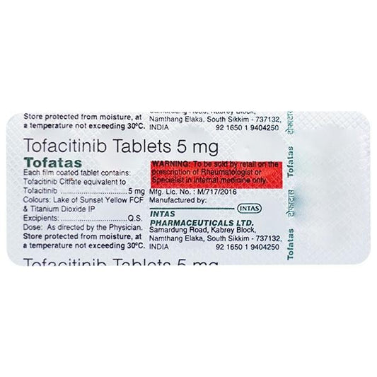 TOFATAS 5 Tablet 10's - Global Surgicals