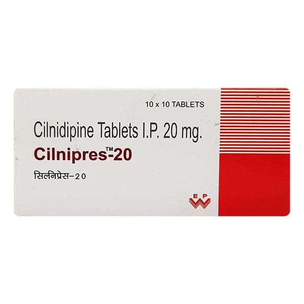 Cilnipres 20mg Tablet 10'S