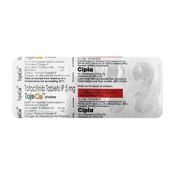 TOJACIA 5mg Tablet 10's - Global Surgicals