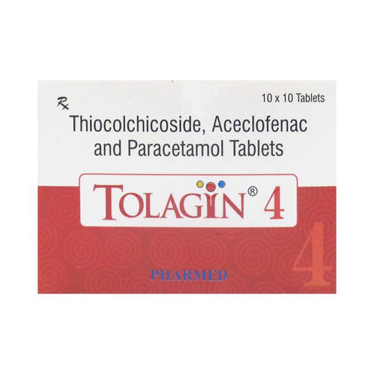 Tolagin 4mg Tablet 10'S - Global Surgicals