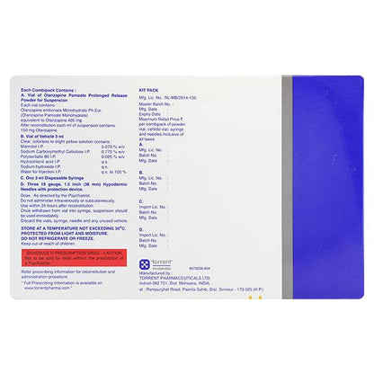 Tolaz LA 405mg Injection 1's - Global Surgicals