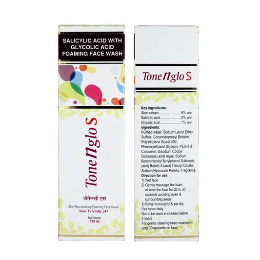 Tonenglo S Foaming Face Wash 100ml - Global Surgicals