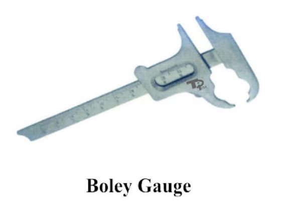Topdent Boley Guage Calibrated Ruler - Global Surgicals