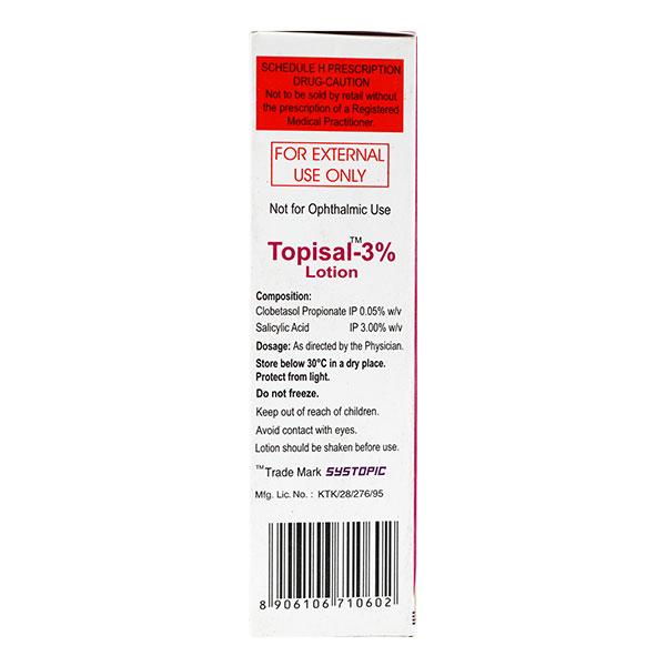 Topisal 3% Lotion 30ml - Global Surgicals