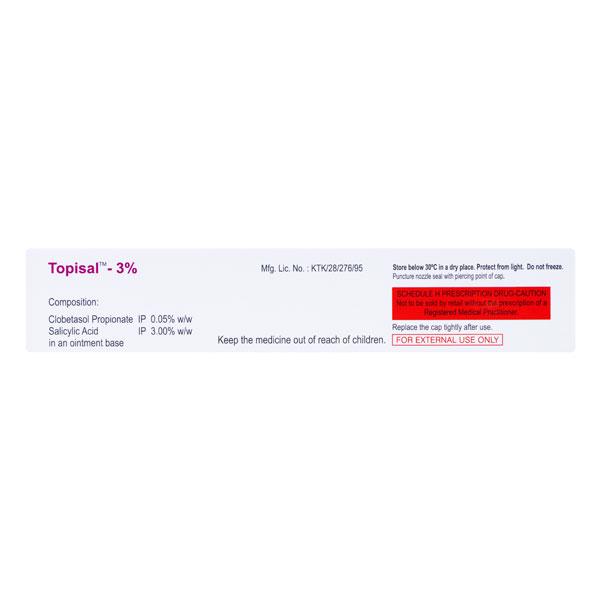 Topisal 3% Ointment 30gm - Global Surgicals