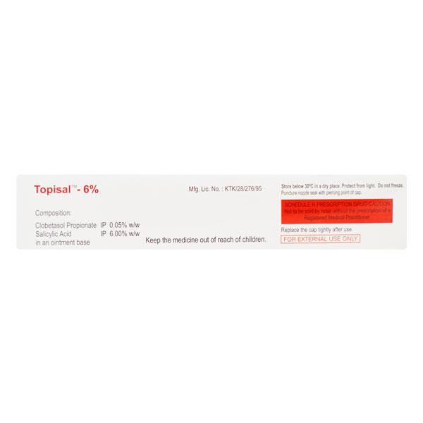 Topisal 6% Ointment 30gm - Global Surgicals