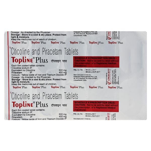 TOPLINE PLUS Tablet 10's - Global Surgicals