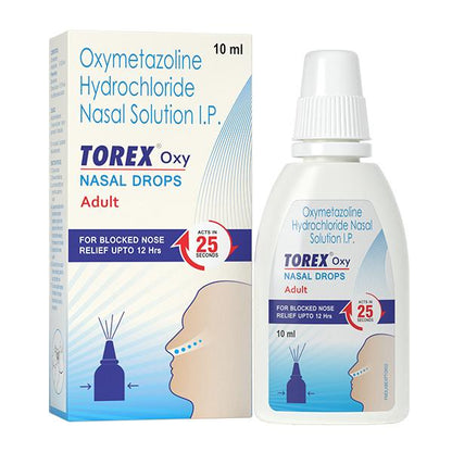 TOREX OXY Adult Nasal Drops 10ml - Global Surgicals