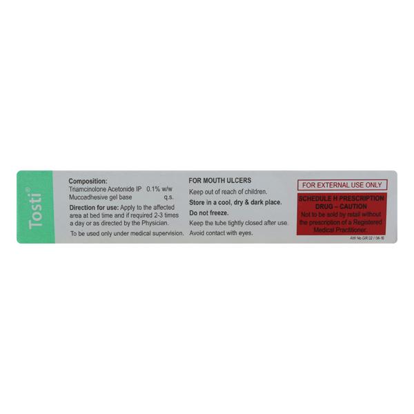 TOSTI Gel(Oral) 5gm - Global Surgicals