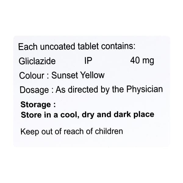 Glicla DM 40mg Tablet 10'S