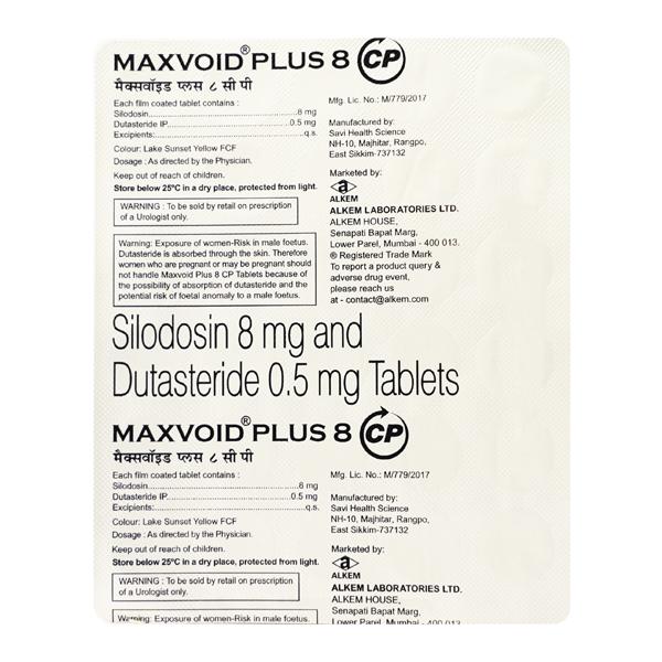 MAXVOID PLUS 8 CP Tablet 30's