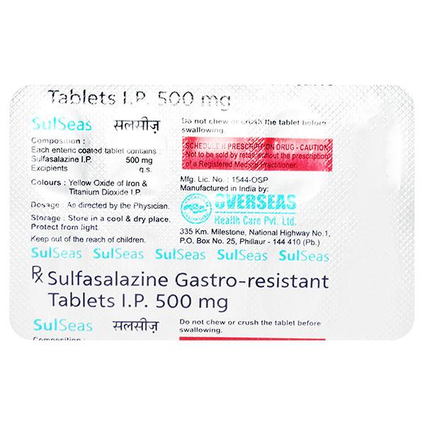 SULSEAS 500 Tablet 10's
