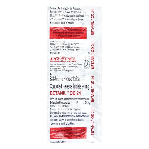 BETANIL OD 24 Tablet 10's