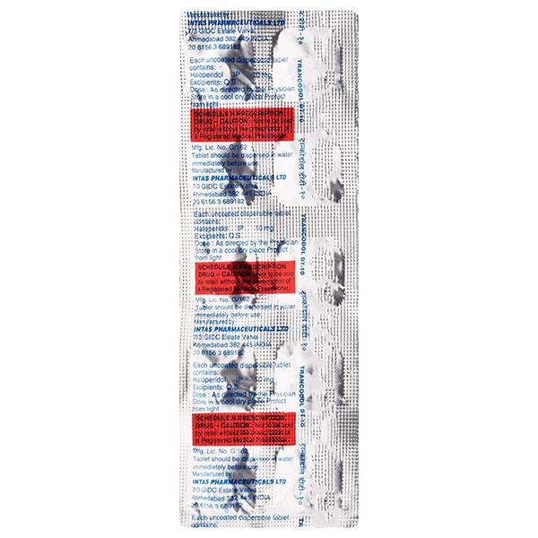 Trancodol DT 10mg Tablet 10'S - Global Surgicals