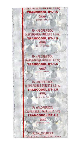 Trancodol DT 1.5mg Tablet 10'S - Global Surgicals