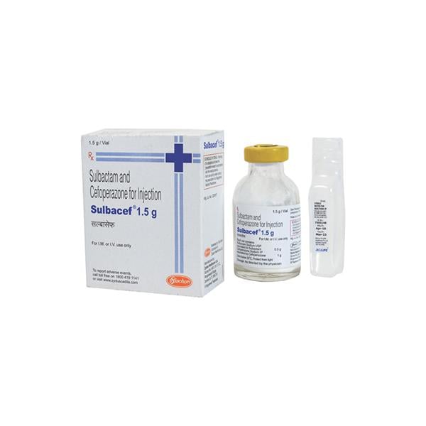 Sulbacef 1.5gm Injection 1's