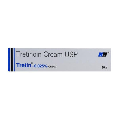 Tretin 0.025% Cream 30gm - Global Surgicals