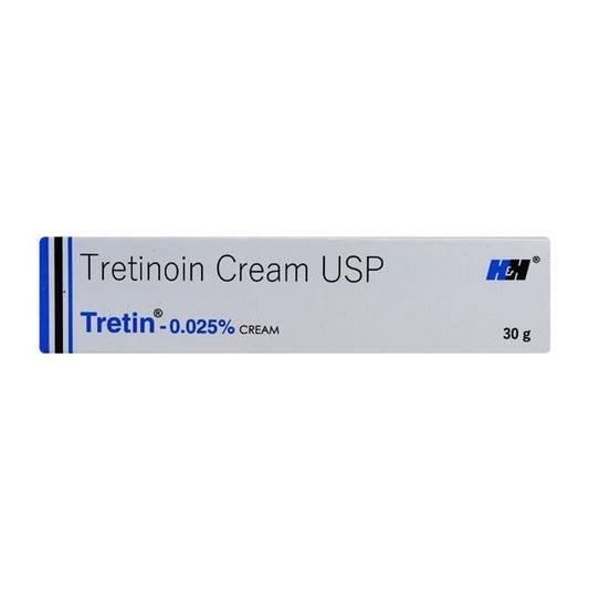 Tretin 0.025% Cream 30gm - Global Surgicals