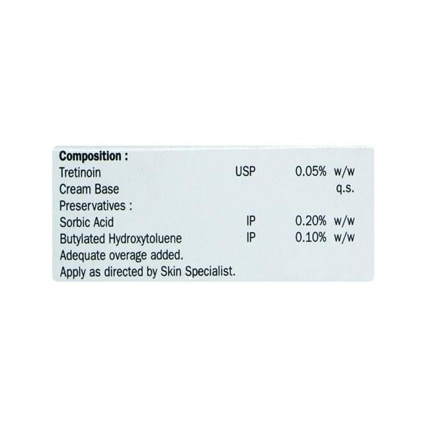Tretin 0.05% Cream 30gm - Global Surgicals