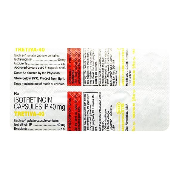 Tretiva 40mg Capsule 10'S - Global Surgicals