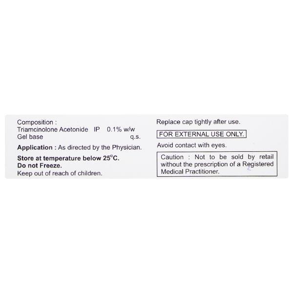 TRIAMACORT Gel 5gm - Global Surgicals
