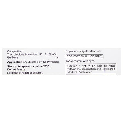 TRIAMACORT Gel 5gm - Global Surgicals
