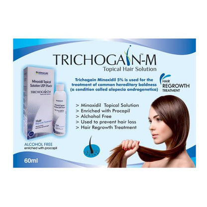 TRICHOGAIN M HAIR Solution 60ml - Global Surgicals