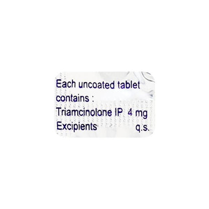 Tricort 4mg Tablet 10'S - Global Surgicals