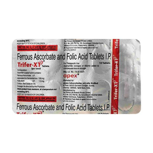 TRIFER XT Tablet 10's - Global Surgicals