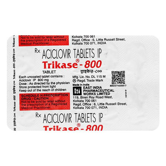 Trikase 800mg Tablet 10'S - Global Surgicals