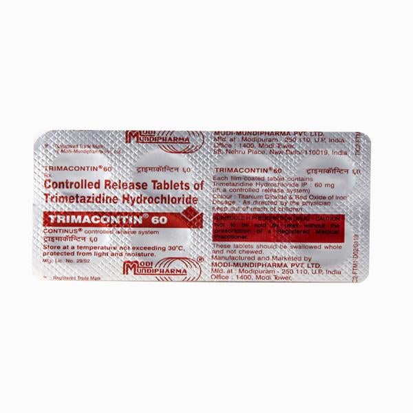 Trimacontin 60mg Tablet 10'S - Global Surgicals