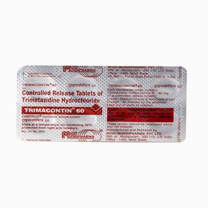 Trimacontin 60mg Tablet 10'S - Global Surgicals