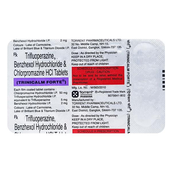 TRINICALM FORTE Tablet 15's - Global Surgicals