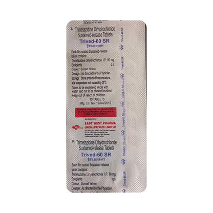Trived SR 60mg Tablet 10'S - Global Surgicals