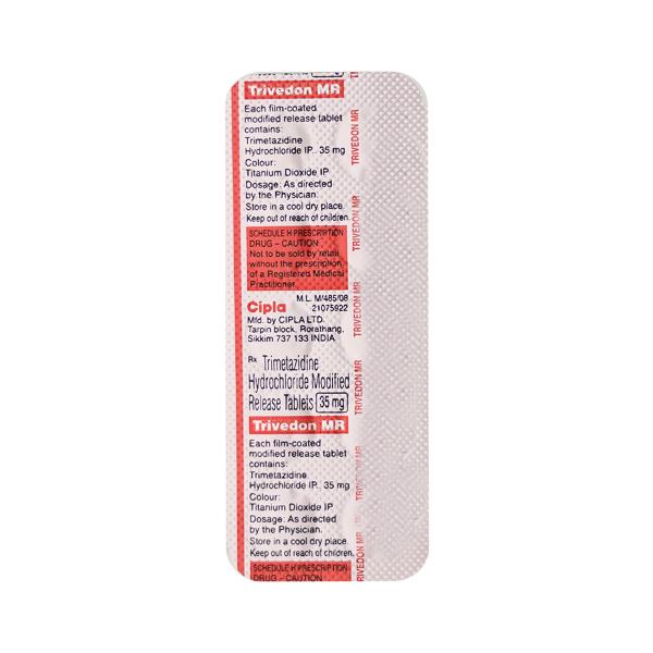 Trivedon MR Tablet 10'S - Global Surgicals