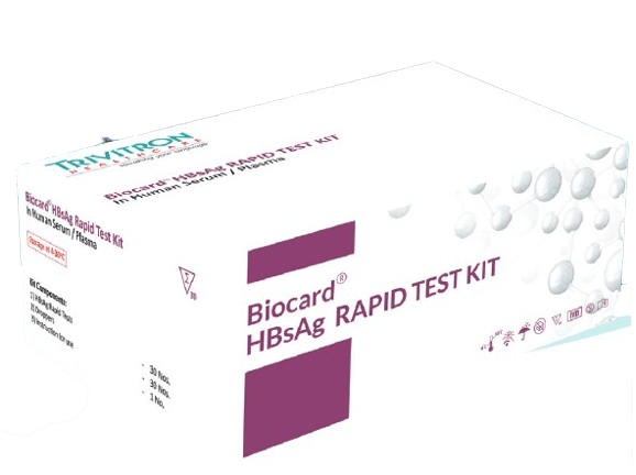 Trivitron HBsAG Rapid Card - Global Surgicals