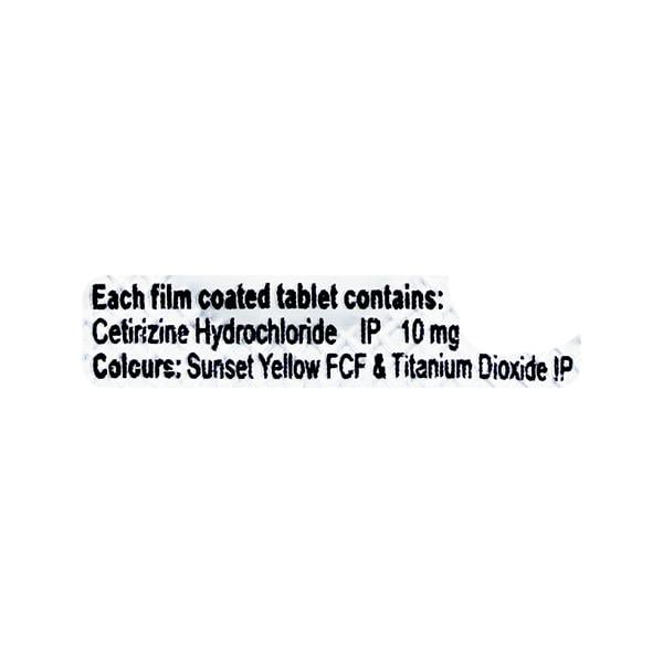 Triz Tablet 10'S - Global Surgicals