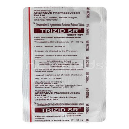 Trizid SR Tablet 10'S - Global Surgicals