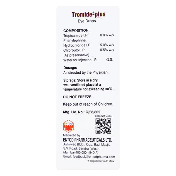 TROMIDE PLUS Eye Drops 5ml - Global Surgicals