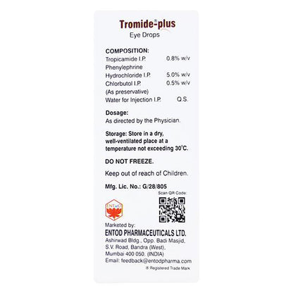 TROMIDE PLUS Eye Drops 5ml - Global Surgicals
